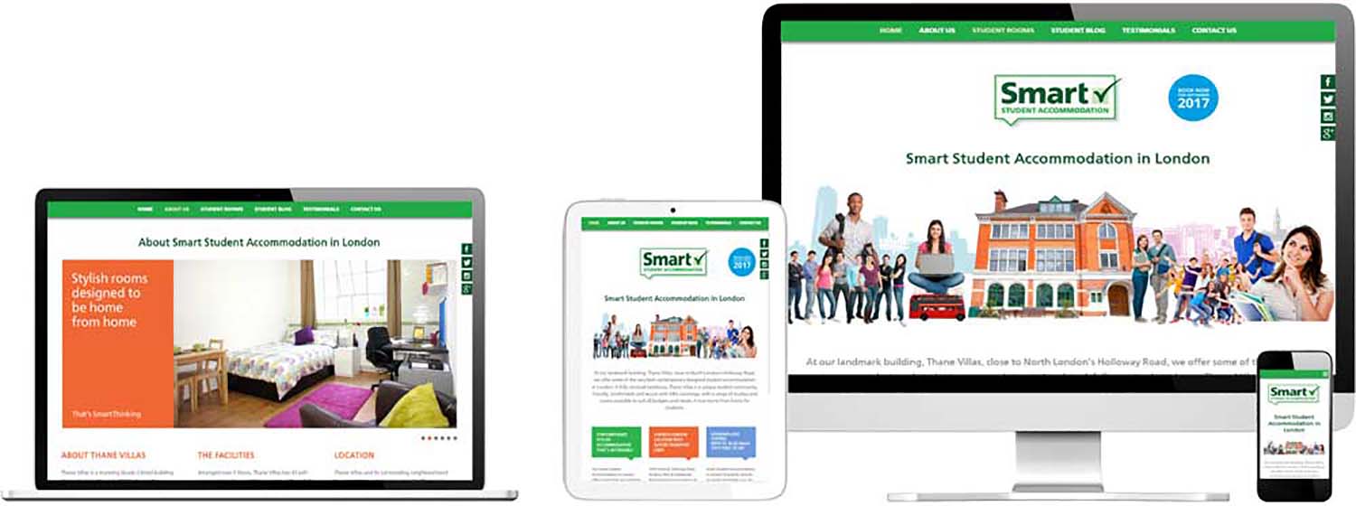 Smart Student Accommodation home page