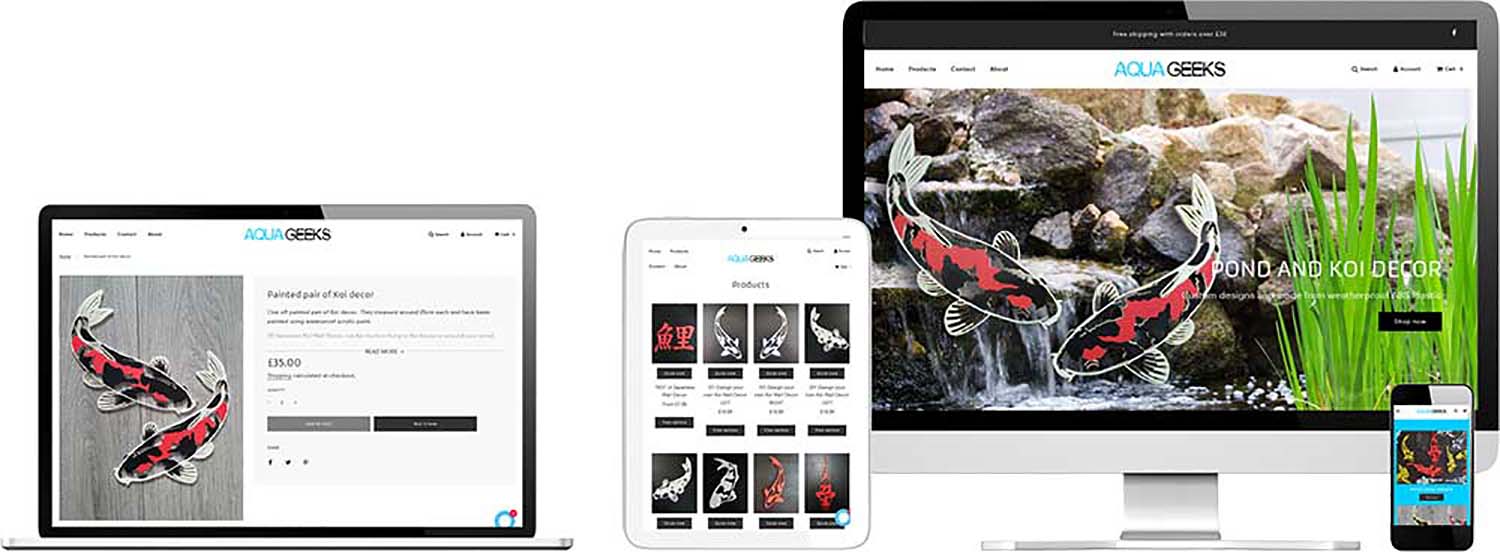 Website design on all devices