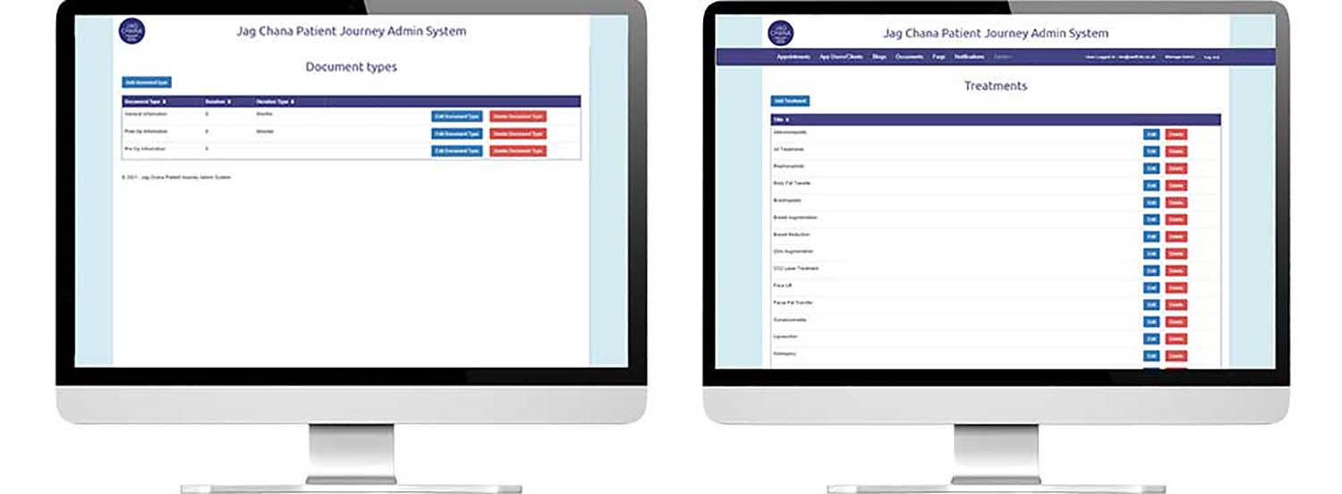 Jag Chana App Admin Screens