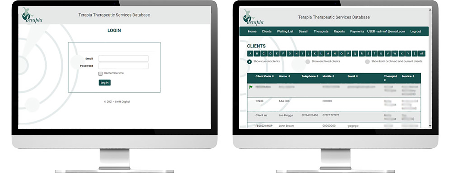 Rhadar systems screen