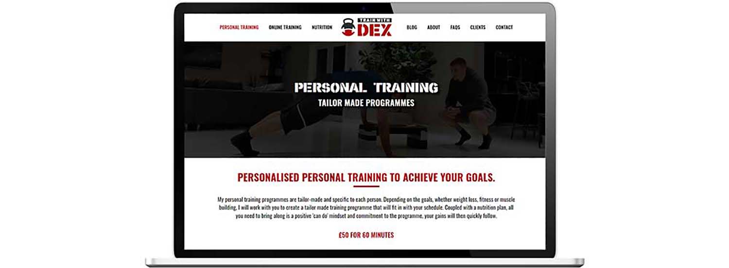 Train with Dex laptop