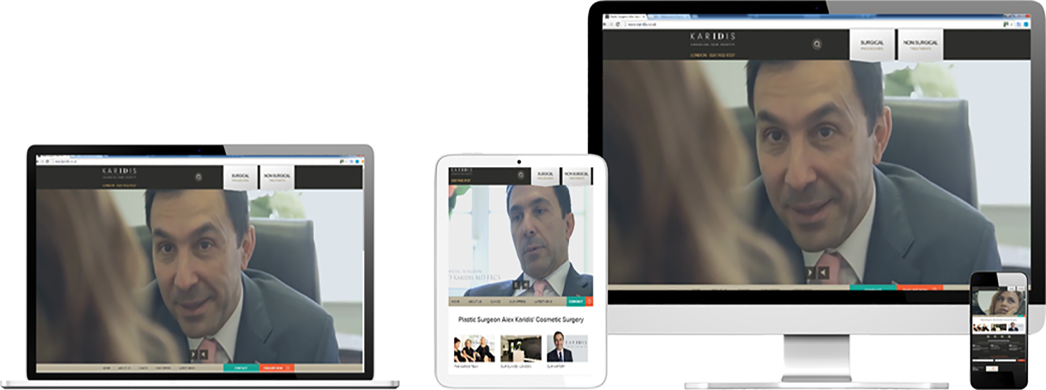 Karidis website on all devices