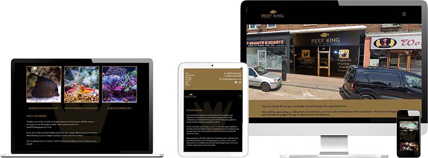 Website design on all devices