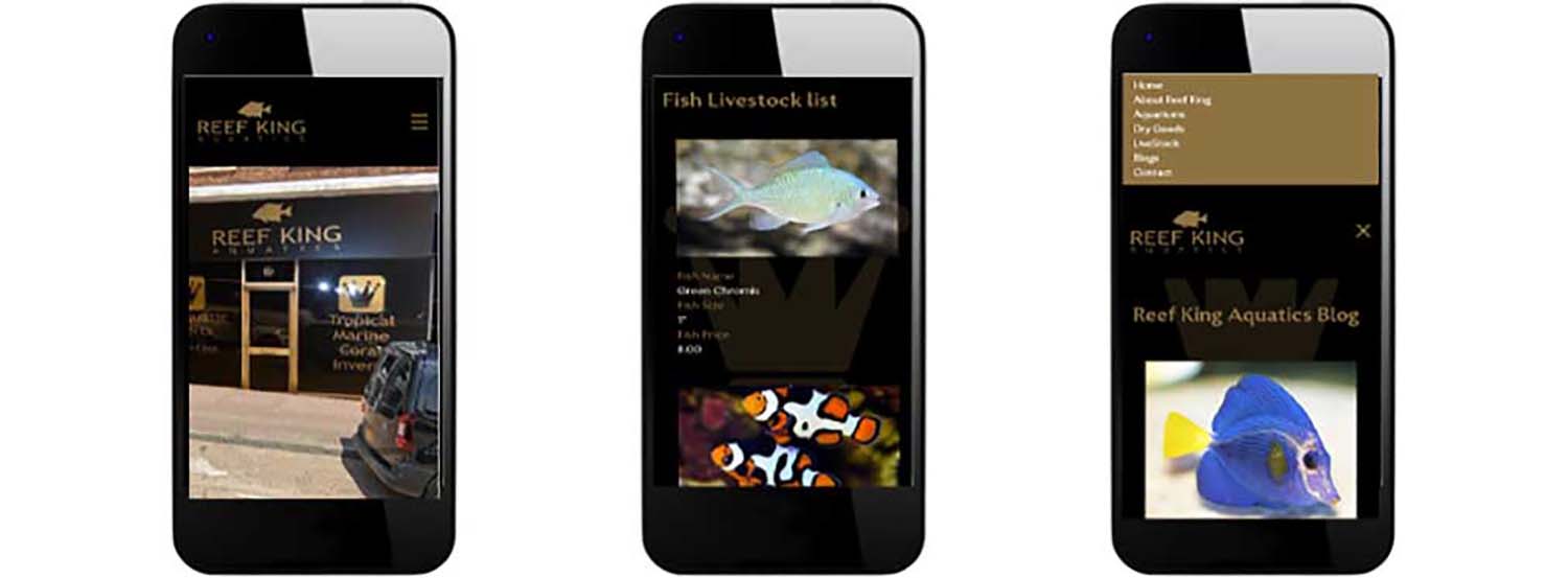 Website design on mobiles